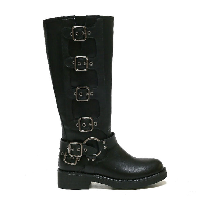 Smile Favorites Buckle Boots Zwart Hoog