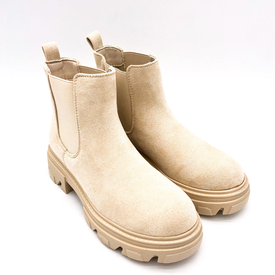 Smile Favorites Chelsea boots Beige Suède