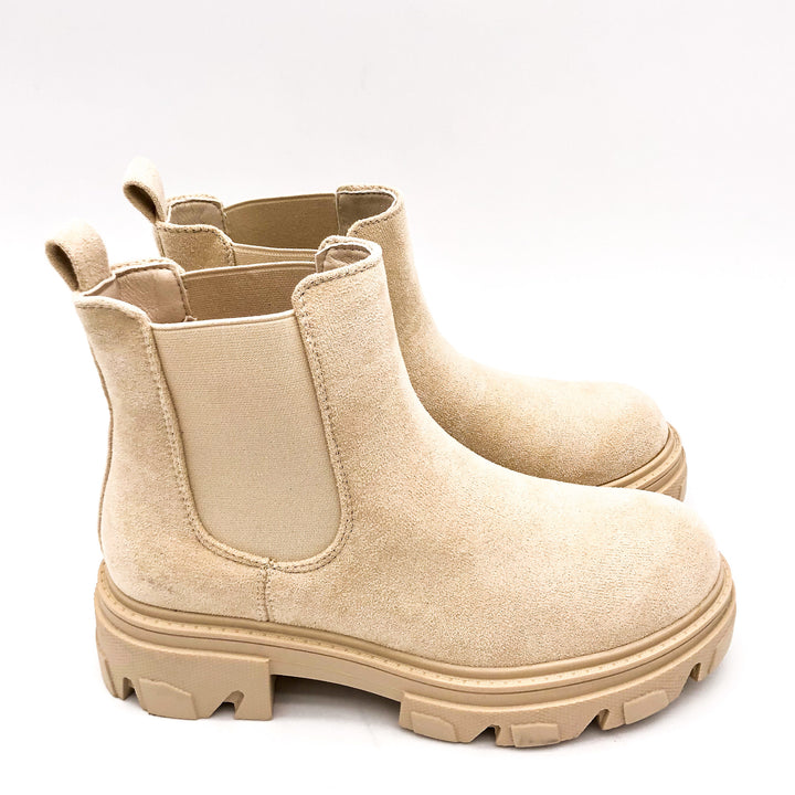 Smile Favorites Chelsea boots Beige Suède