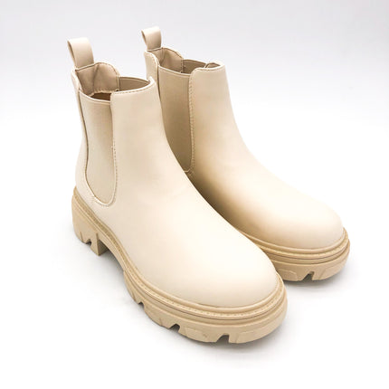 Smile Favorites Chelsea boots Beige