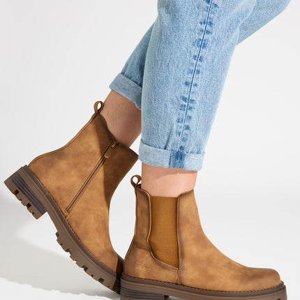 Smile Favorites Chelsea boots Camel Tutto Bene