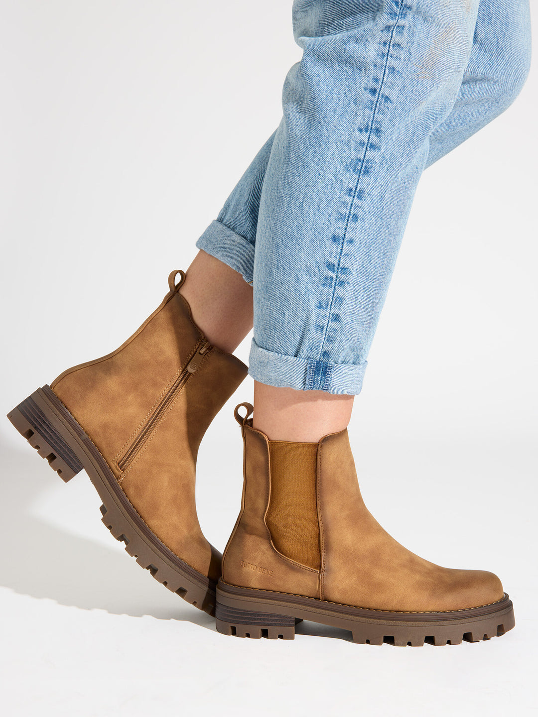 Smile Favorites Chelsea boots Camel Tutto Bene