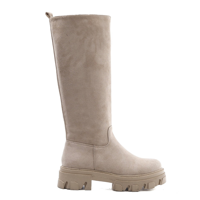 Smile Favorites Chelsea boots Hoog Beige Suède