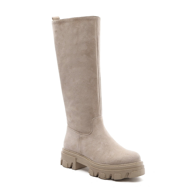 Smile Favorites Chelsea boots Hoog Beige Suède