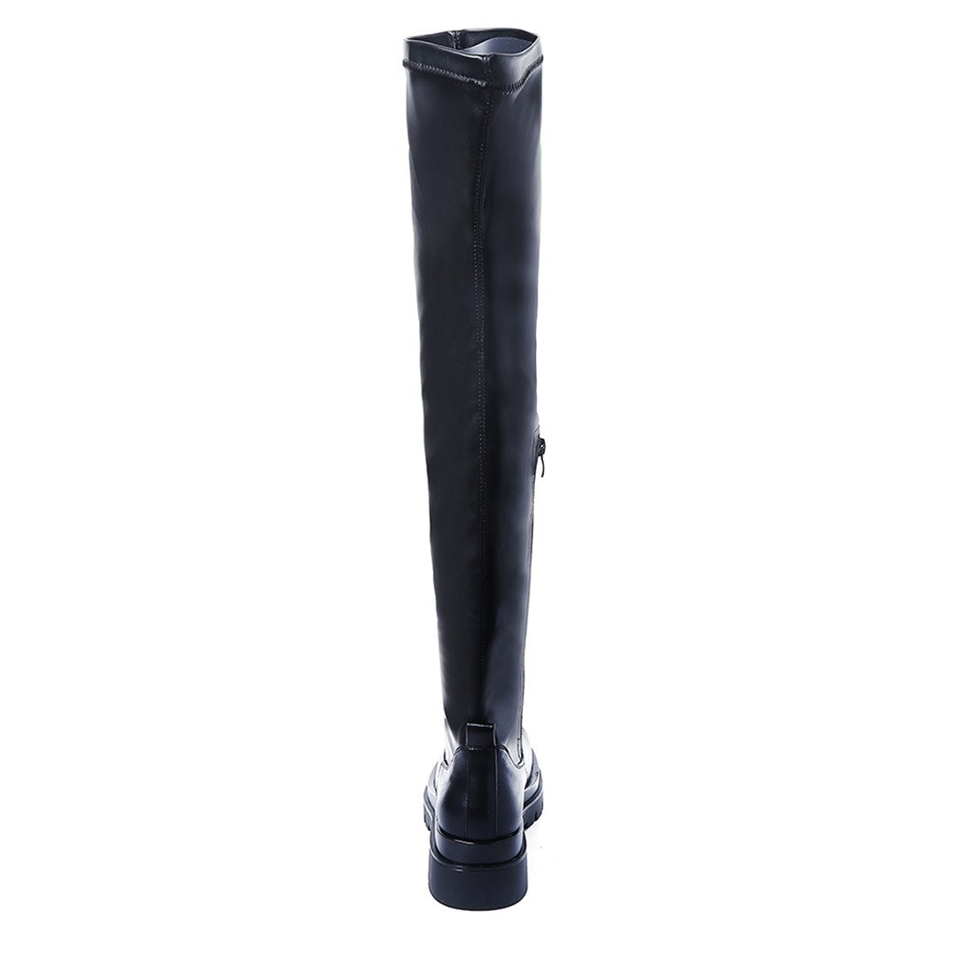 Smile Favorites Chelsea boots Hoog Overknee Zwart