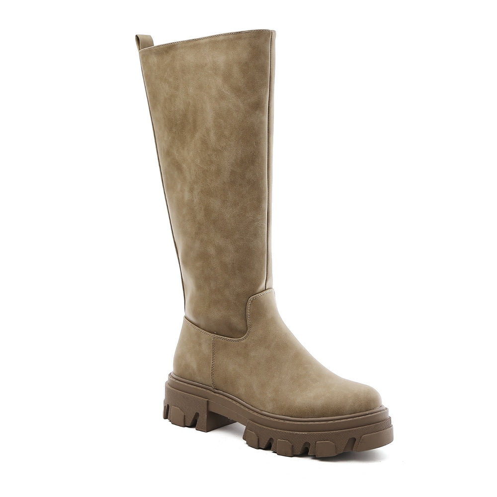 Smile Favorites Chelsea boots Hoog Taupe Khaki