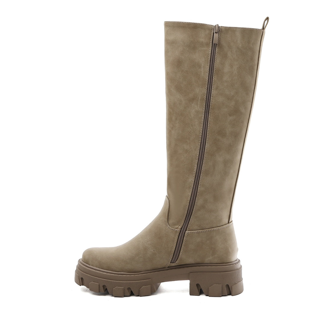 Smile Favorites Chelsea boots Hoog Taupe Khaki