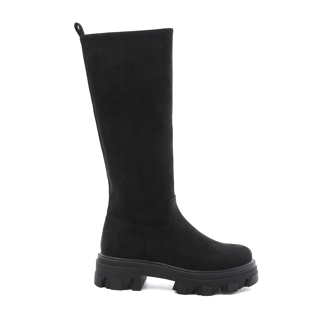 Smile Favorites Chelsea boots Hoog Zwart Suède