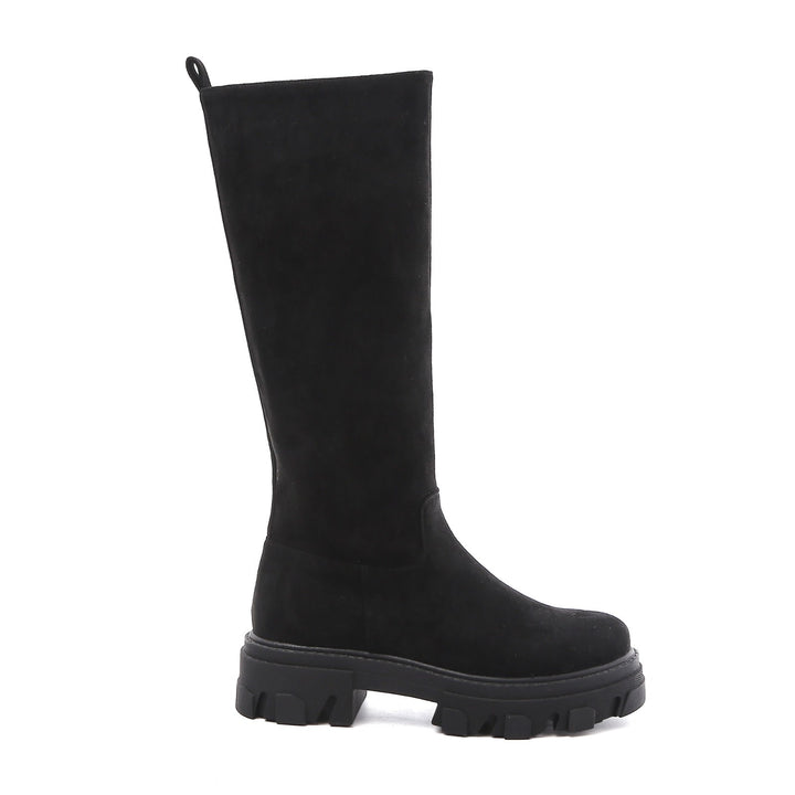 Smile Favorites Chelsea boots Hoog Zwart Suède