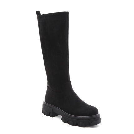 Smile Favorites Chelsea boots Hoog Zwart Suède