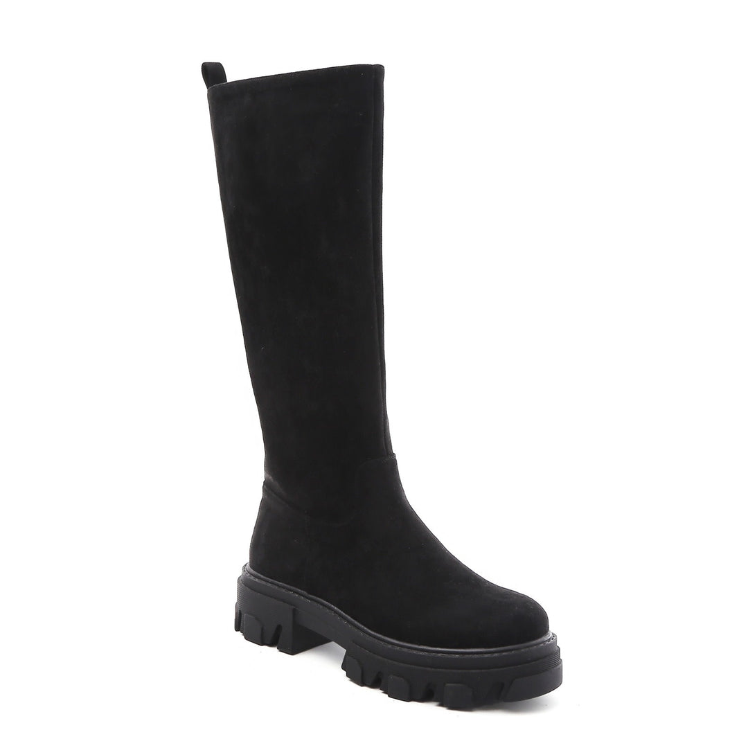 Smile Favorites Chelsea boots Hoog Zwart Suède