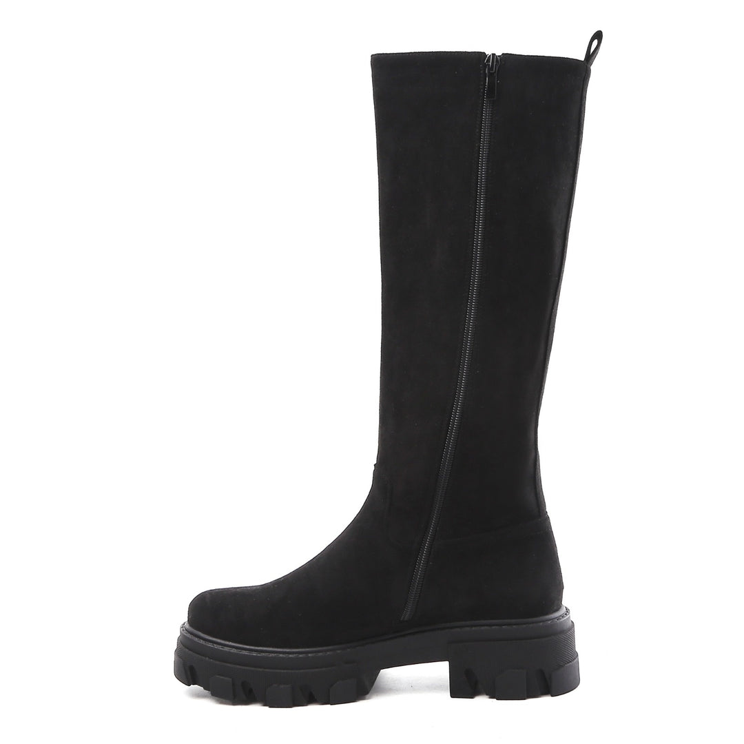 Smile Favorites Chelsea boots Hoog Zwart Suède