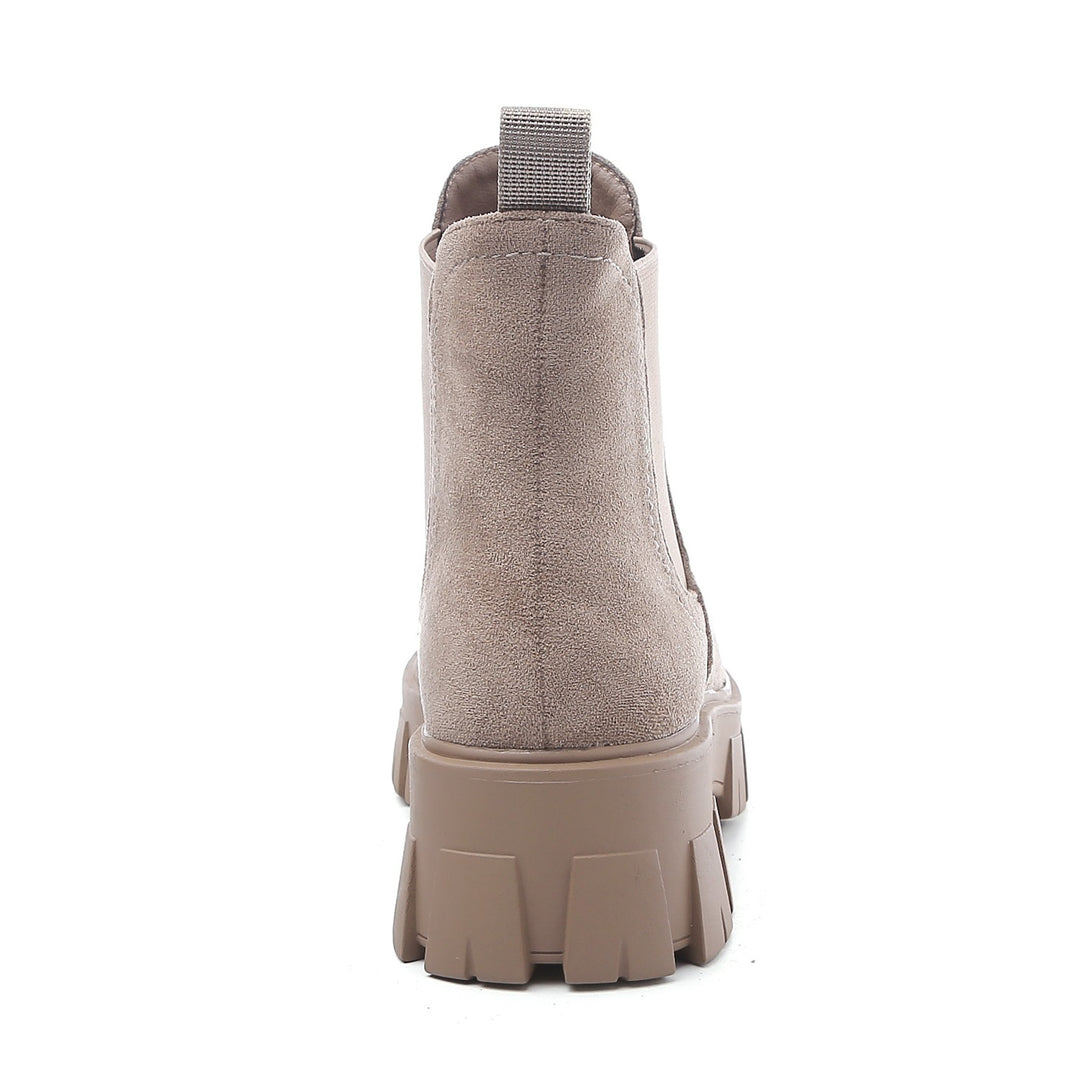 Smile Favorites Chelsea boots Khaki Suedine