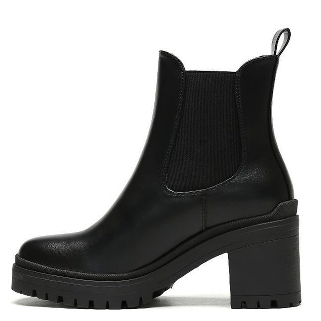 Smile Favorites Chelsea boots met hak Zwart