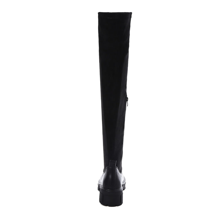 Smile Favorites Chelsea boots Overknee Suède Zwart