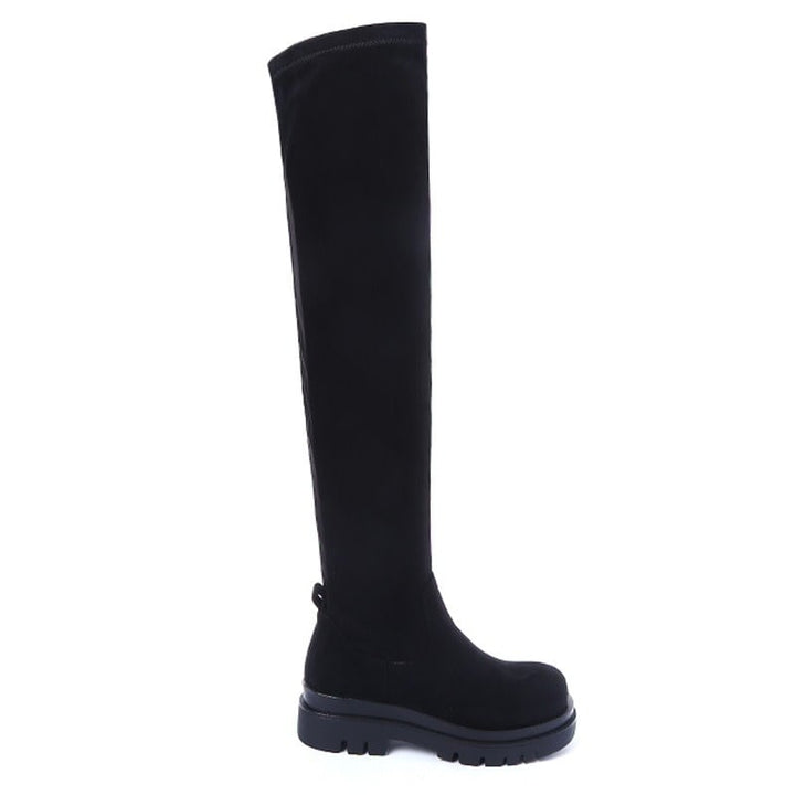 Smile Favorites Chelsea boots Overknee Zwart Suède