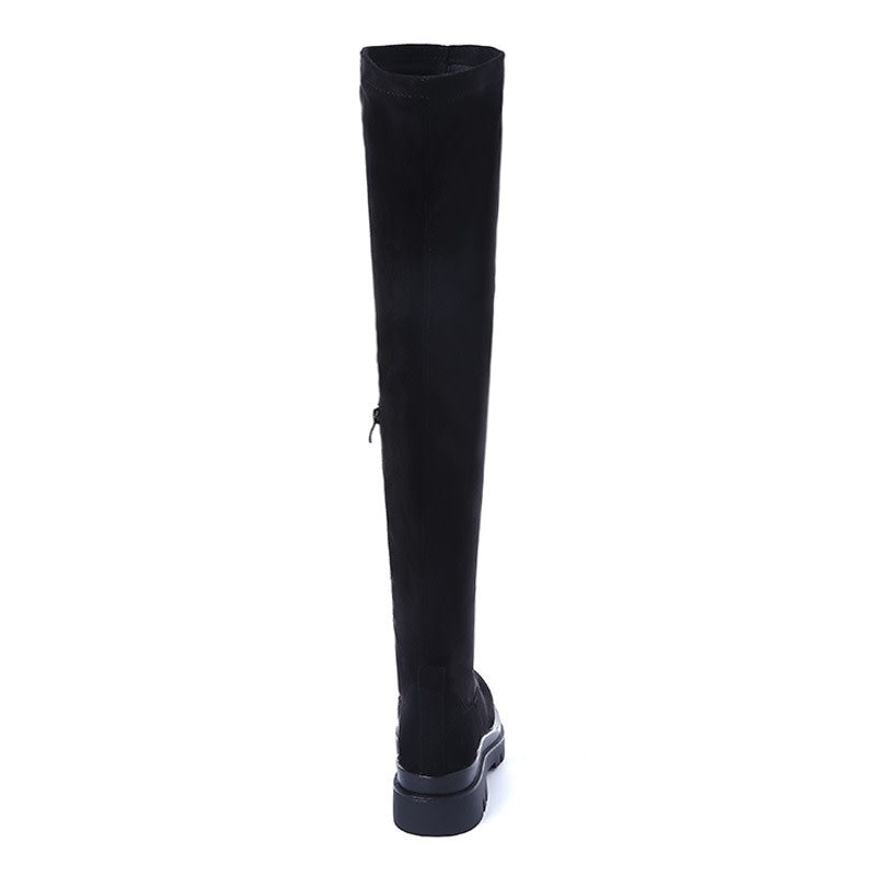 Smile Favorites Chelsea boots Overknee Zwart Suède