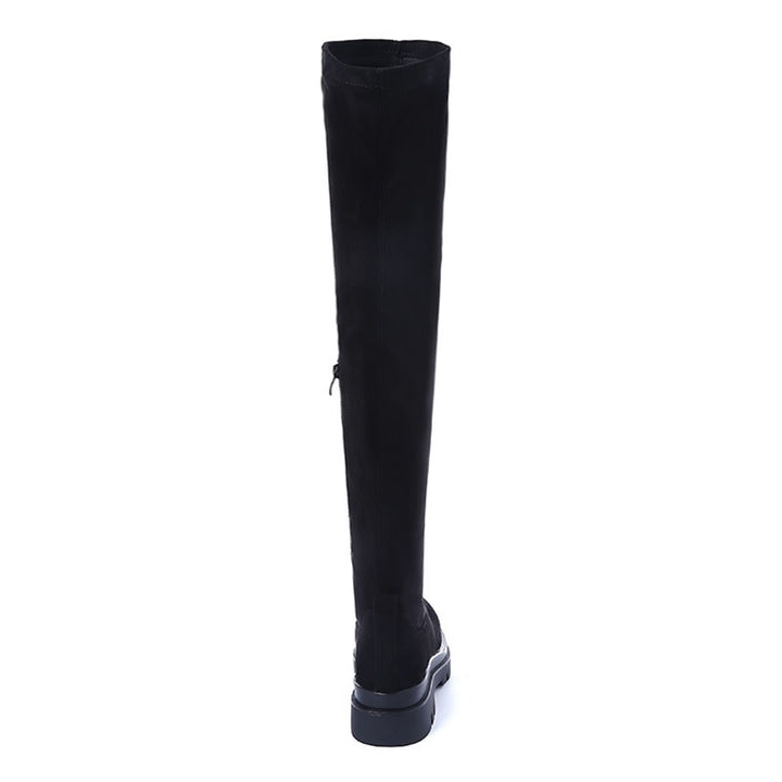 Smile Favorites Chelsea boots Overknee Zwart Suède