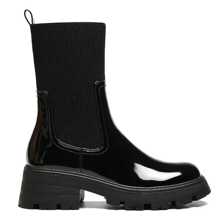 Smile Favorites Chelsea boots Sock Zwart Lak