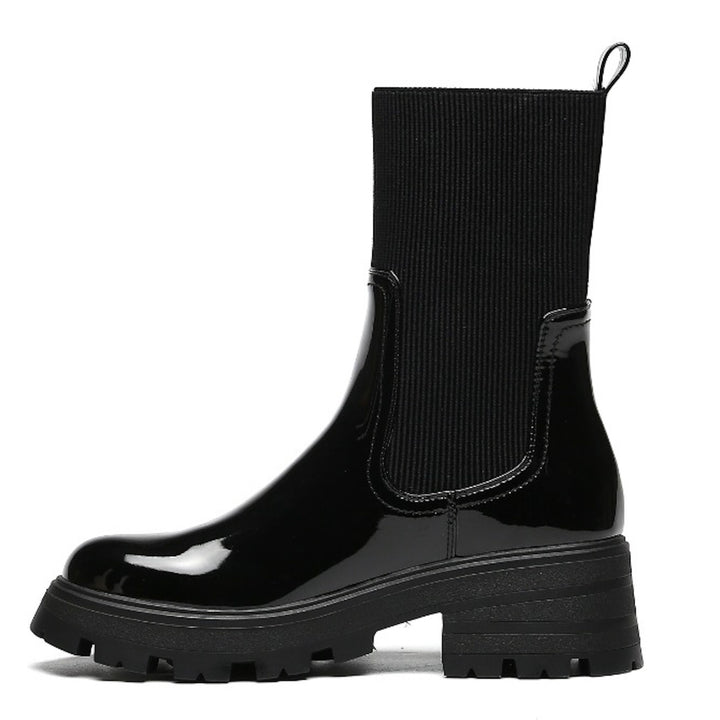 Smile Favorites Chelsea boots Sock Zwart Lak