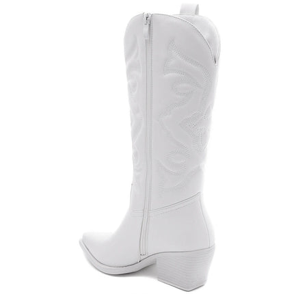 Smile Favorites Cowboylaarzen All Wite