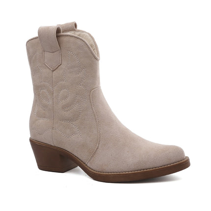 Smile Favorites Cowboylaarzen Beige kort