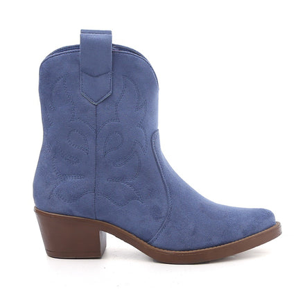 Smile Favorites Cowboylaarzen Blauw Kort