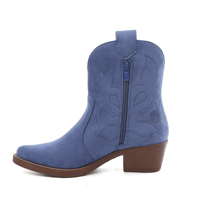 Smile Favorites Cowboylaarzen Blauw Kort