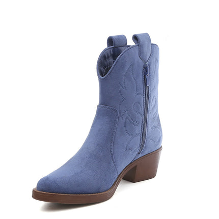 Smile Favorites Cowboylaarzen Blauw Kort