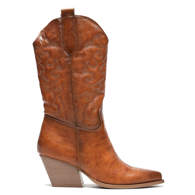 Smile Favorites Cowboylaarzen Camel Stiksels