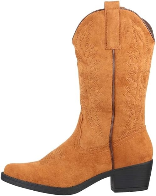 Smile Favorites Cowboylaarzen Camel Suedine
