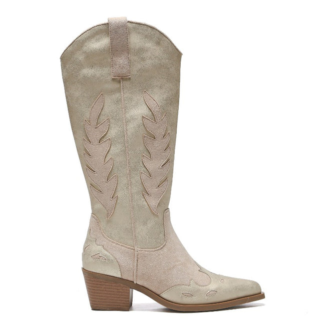 Smile Favorites Cowboylaarzen Goud Bohemian Beige