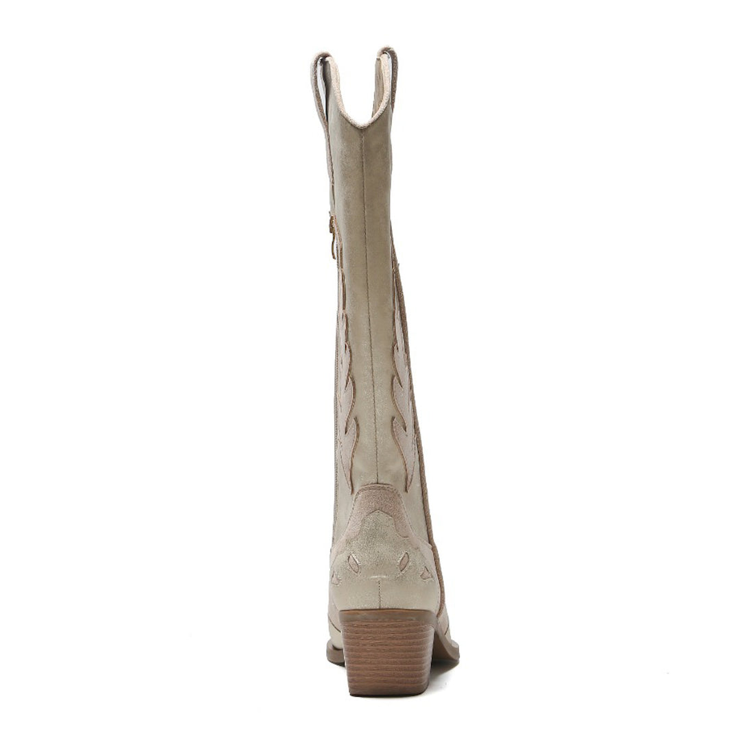 Smile Favorites Cowboylaarzen Goud Bohemian Beige