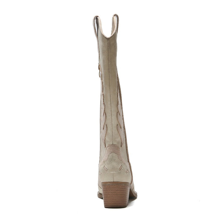 Smile Favorites Cowboylaarzen Goud Bohemian Beige