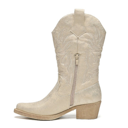 Smile Favorites Cowboylaarzen Goud Spray Stiksels