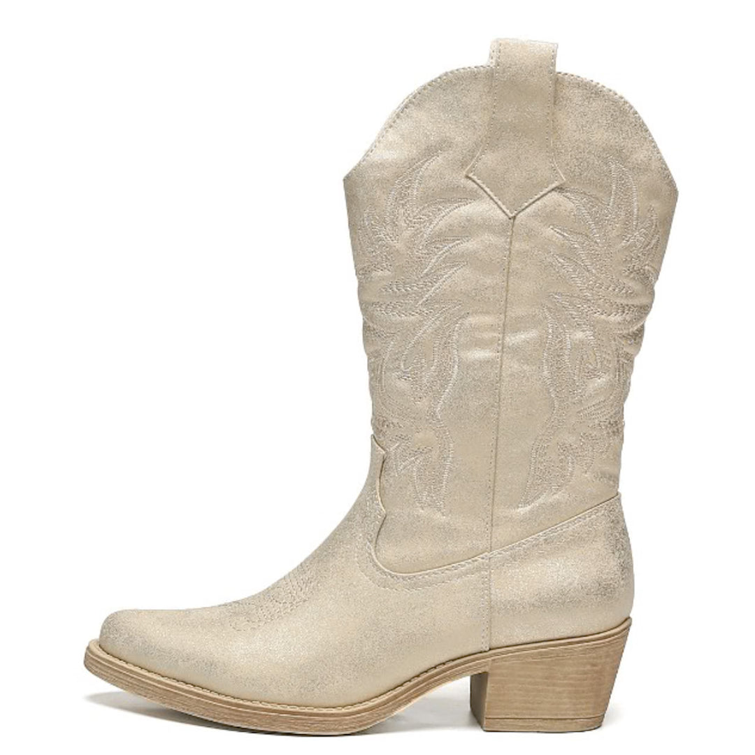 Smile Favorites Cowboylaarzen Goud Spray Stiksels