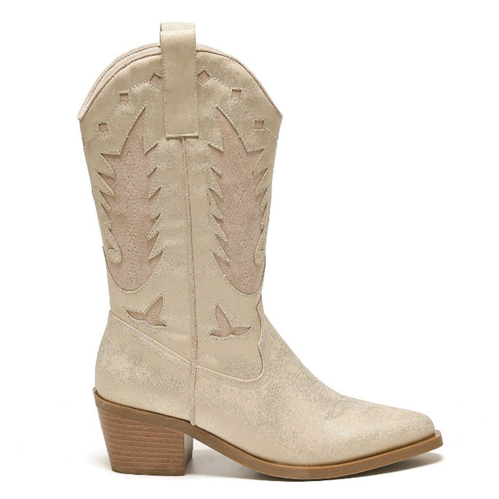 Smile Favorites Cowboylaarzen Goud Western Beige