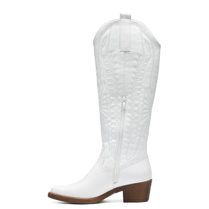 Smile Favorites Cowboylaarzen hoog Wit