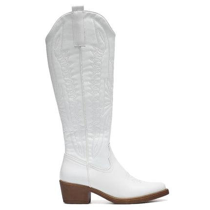 Smile Favorites Cowboylaarzen hoog Wit