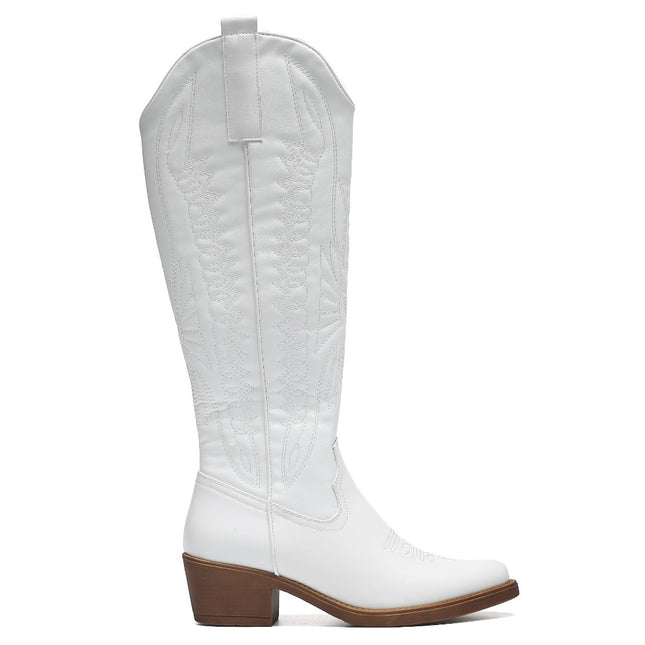 Smile Favorites Cowboylaarzen hoog Wit