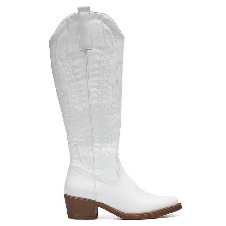 Smile Favorites Cowboylaarzen hoog Wit