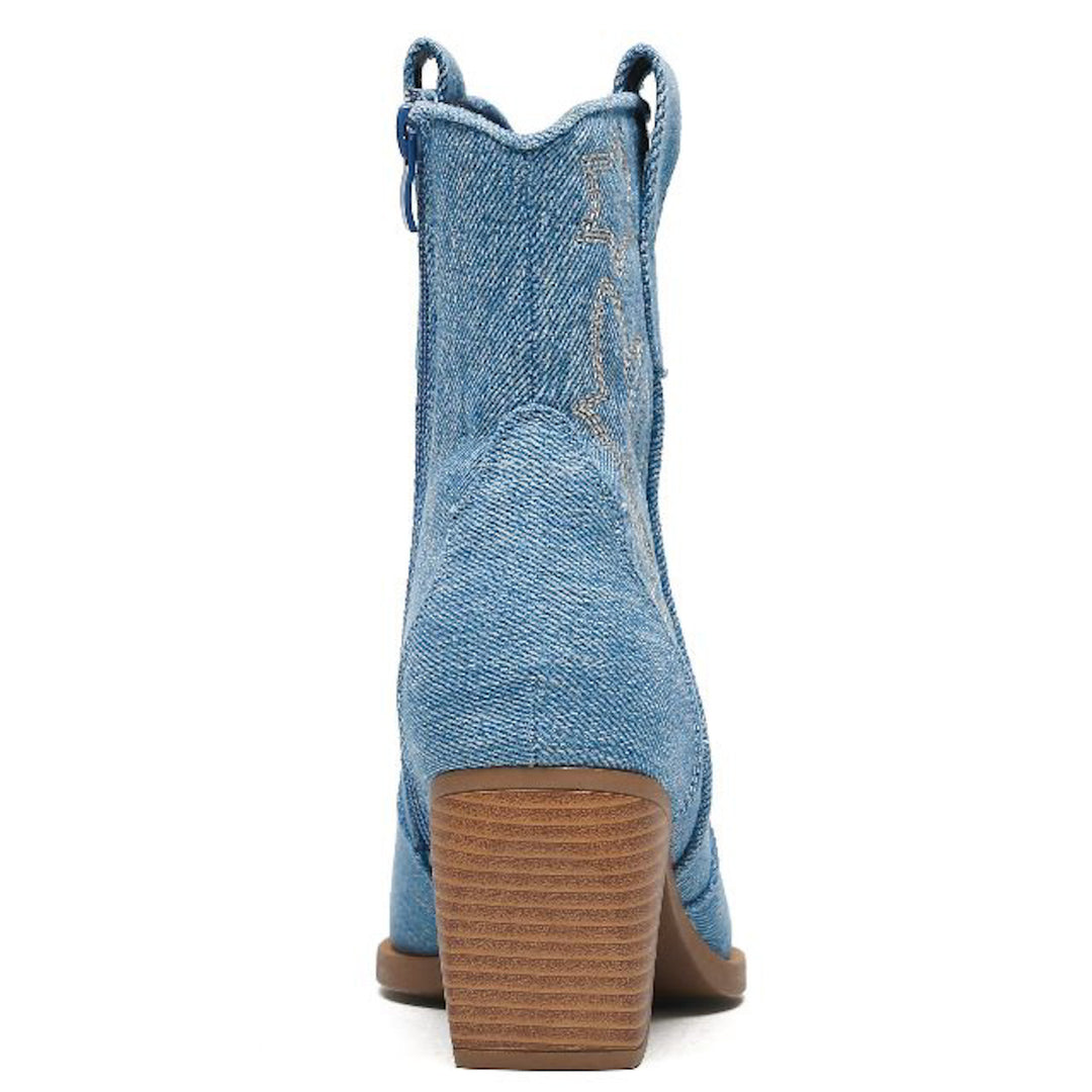 Smile Favorites Cowboylaarzen Jeans Blauw Kort Star