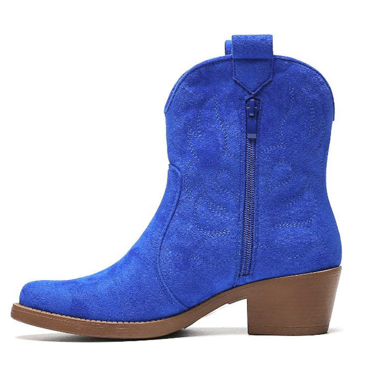 Smile Favorites Cowboylaarzen kort Kobalt Blauw