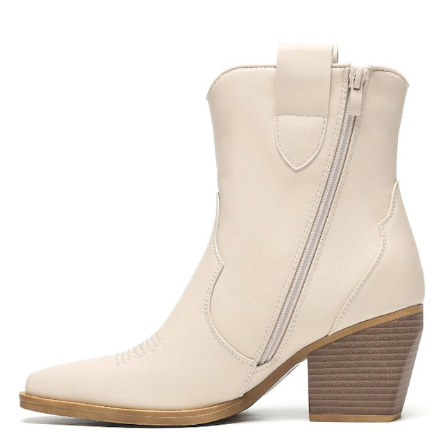 Smile Favorites Cowboylaarzen Kort Star Beige