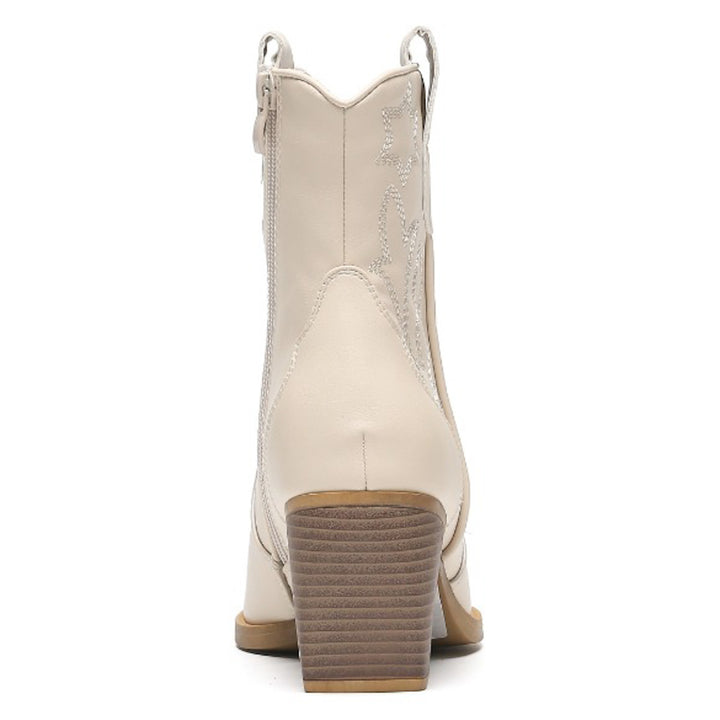 Smile Favorites Cowboylaarzen Kort Star Beige