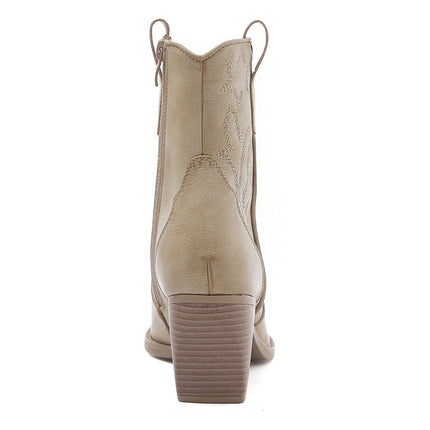 Smile Favorites Cowboylaarzen Kort Star Taupe Khaki