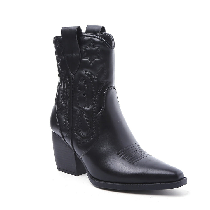 Smile Favorites Cowboylaarzen Kort Star Zwart
