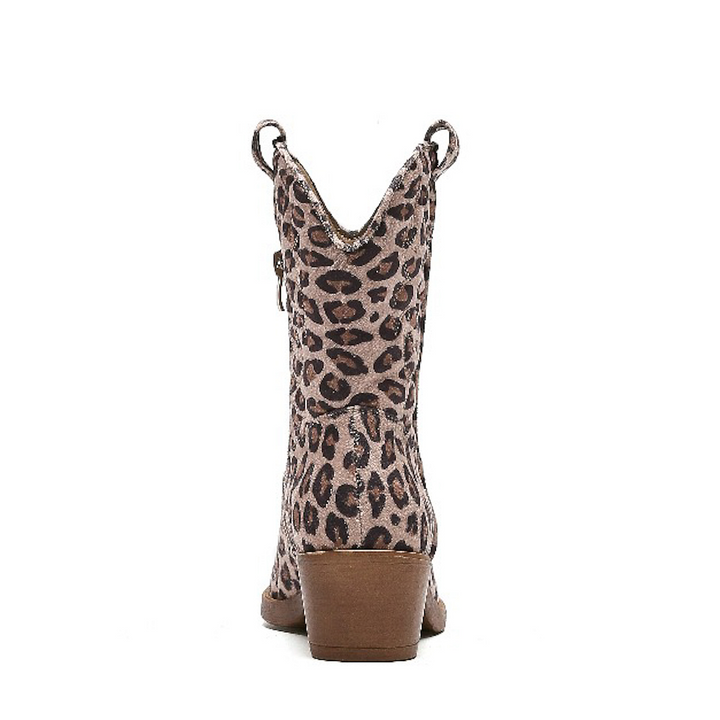 Smile Favorites Cowboylaarzen Leopard Kort Stiksels