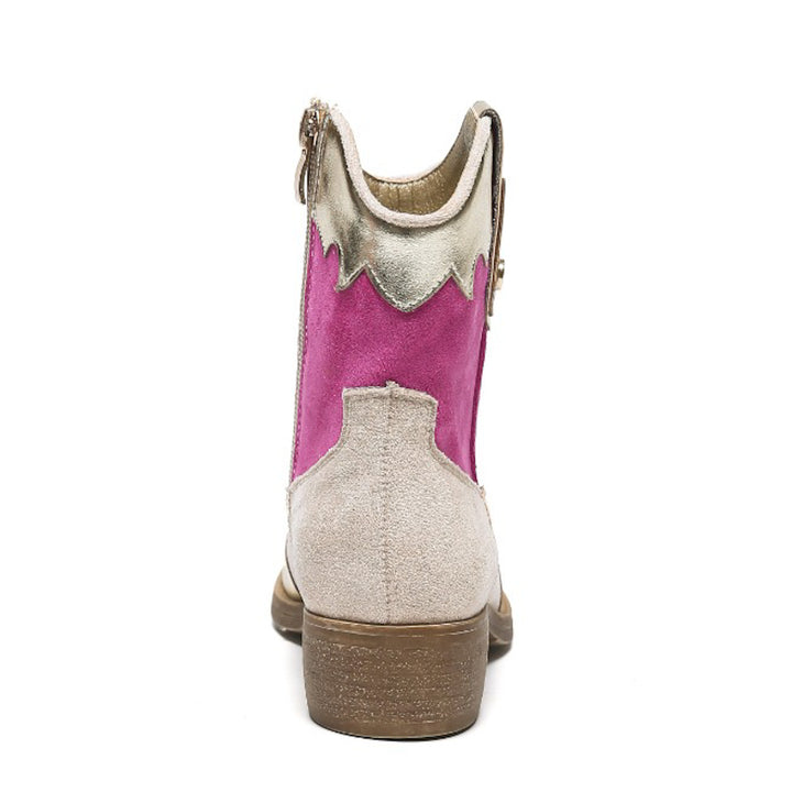 Smile Favorites Cowboylaarzen Meisjes Beige Suedine Color Gold
