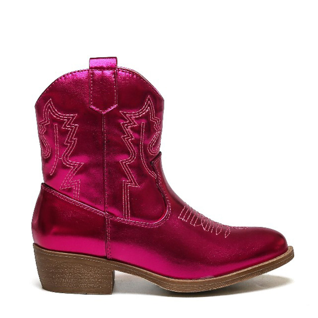 Smile Favorites Cowboylaarzen Meisjes Fuchsia Kort